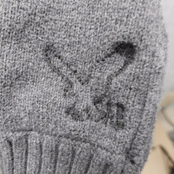 American Eagle Outfitters XXL Gray Cotton Half-Zip Sweater - Picture 6 of 6